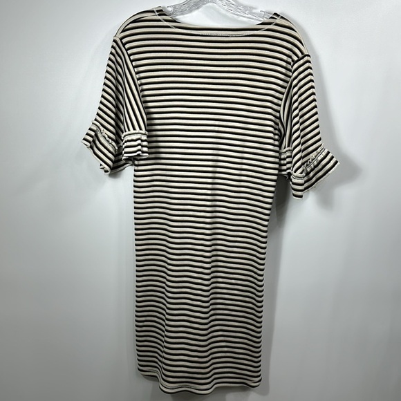See By Chloe stripe flutter sleeve jersey dress size small - Picture 8 of 11